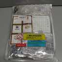 Winlyn 24 Sets Halloween Pumpkin Suncatcher Wind Chime Ornaments Decorations DIY Window Paint Art Suncatcher Craft Kits Pumpkin Sun Catchers for Kids Classroom Halloween Activities Holiday Art Project