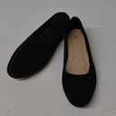 Shupua Flats for Women Round Toe Flat Shoes Dressy Black Ballet Flats Comfortable Womens Dress Shoes Ballerina Flats for Work Black 6