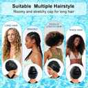 Extra Large Swim Cap for Braids and Dreadlocks - Swimming Cap for Women Long Hair Adult Swim Cap for Long Thick Curly Hair Keep Your Hair Dry