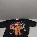 Funny Gingerbread Six Seven 67 Ice Cream Drip Christmas Boys T-Shirt, L