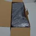 Moserein Elevated Dog Bowls for Medium Large Dogs - 5 Height Adjustable Mess Proof Raised Bowl Stand with 2 44oz Stainless Steel Food Bowls Dish Set Adjusts to 3.54’’-12.13’’ Non-Slip Black