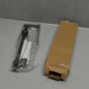 MGahyi Paper Towel Holder Under Cabinet, Single Hand Operable Wall Mount with Damping Effect, Self-Adhesive or Drilled for Kitchen Bathroom(Black) (1pc)