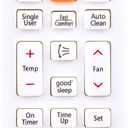 Replaced Remote Commander Applicable for Samsung Split-Type Room Air Conditioner AQN24VFUAGM AQN09VFUAGM AQN18VFUAGM AQN12VFUAGM AQN36VFUAGM AQV09UGFX AQV09UGAN AQV12UGAN AQV09PWAN AQV12PWAN AQV09PSAN