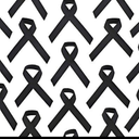Ns Awareness Ribbons With Pins Black 250 Pack