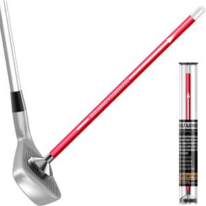 Golf Magnetic Alignment Rods,Golf Club Alignment Sticks,Magnetic Swing Training Aid Accessories Visualize Calibrate Golf Shots,hit the Target with the Right Golf Swing,Golf Gift