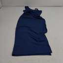 Pink Queen Women's One Shoulder Sleeveless Cutout Side Slit Bodycon Maxi Long Dress (Dark Blue) XS