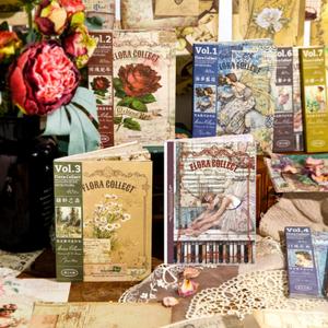 160 PCS Scrapbook Paper Packs for Journaling Supplies, Vintage Scrapbook supply for Junk Journal Bullet, Scrapbooking Materials for Journals Planners, Cottagecore Collage Album