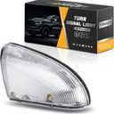 WEILEITE LED Side Mirror Light Turn Signal Bulb Puddle Lamp Lens Cover Fit Dodge Ram 1500 2009-2011 2012 2013 2014 2015 2016 2017 2018 Ram 2500 2010-2018 Left Driver Replaces 68064949AA 68232479AA