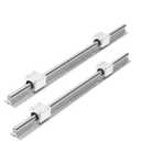 2Pcs 1000mm /39.4 inch Linear Rail with 4Pcs SBR16UU Linear Bearing Sliding Block CNC Parts for Fully suppoeted Shaft Rod