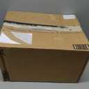 YAMAZAKI Home Tower Airtight Pet Food Storage Container - Cat And Dog Food Holder Bin With Transparent Lid And Handle - Large - Polypropylene - 15 Lbs., 3.2 Gallons, 12 Quarts (White)