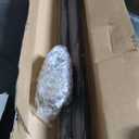 HTZON Shower Curtain Rod Spring Tension, Black Shower Rods for Bathroom 34 to 43 Inch, 1 Inch Modern Heavy Duty Adjustable Tension Shower Curtain Rod No Drilling No-Slip Easy Install, Matte Black