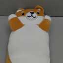 36 Inch Shiba Inu Dog Stuffed Animal, Big Akita Dog Plush Toy, Long Corgi Body Pillow for Bed Decor, Cute Plushies Birthday Gift for Thanksgiving, Birthday, Christmas