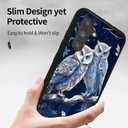 for Samsung Galaxy S24 FE Case,Owls on Branch