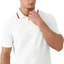 MagnaMan Slim Fit Short Sleeve Polo Shirts for Men - Cotton, Business Casual Stretch Shirt, Breathable Golf & Office Wear (XL)