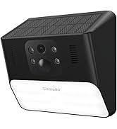 Cinnado Outdoor Camera Wireless-2.4G 2K Solar Wall Light Cameras for Home Security with AI Motion Detection, Waterproof,Motion Activated Light, Siren Alarm Cloud/SD Storage, S2 (2.4G S2-Black-1Pack)