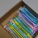 40Pack Mini Bubble Wands Assortment Party Favors Toys for Kids Child, Summer Outdoor Gifts for Girls Boys,Theme Birthday Parties, Weddings, Halloween, Children'sDay Gifts for Child