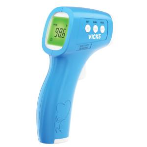 Vicks Non-Contact Infrared Thermometer for Forehead, Food and Bath  Fast, Reliable, and Clinically Proven Accuracy for Adults, Babies, Toddlers and Kids, FSA and HSA Eligible (1 Count (Pack of 1))