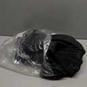 Smiry Rectangle Picnic Table Cloth, Waterproof Elastic Fitted Tablecloths for 6 Foot Tables, Washable Polyester Table Cover for Camping, Indoor and Outdoor (Black, 36"x72")