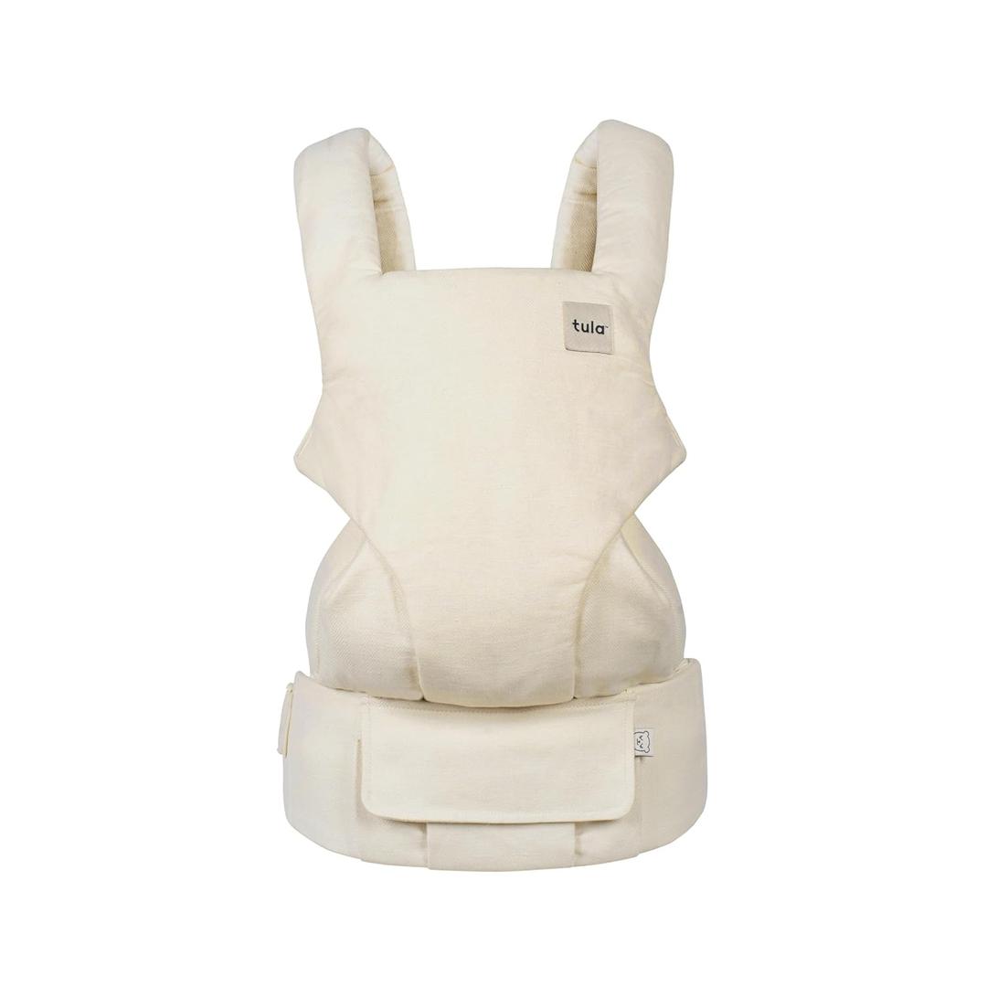 Baby Tula Explore Carriers - Breathable Baby Carrier Newborn to Toddler - Adjustable Toddler Carrier - Multiple Ergonomic Positions Front and Back - Ergonomic Fit for 7-45 lb - Linen, Dove