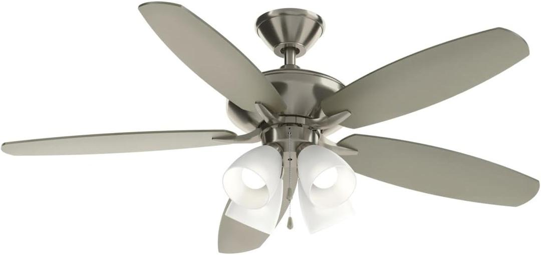 Kichler 52 Inch Premier Fan LED, Brushed Stainless Steel
