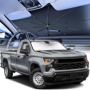 Car Windshield Sun Shade Umbrella, Window Shades Front Windshield Cover, Foldable 360Rotating Sun Visor for Car Windshield, UV Block & Heat Shield(Extra Large-6330.7")