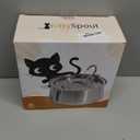 Stainless Steel Cat Water Fountain Automatic Drinking Fountain, Quiet Circulating Water Bowl, Dishwasher Safe, Indoor Pet Fountain for Hydrated Healthy Cats (Stainless Steel, 4L Corded)