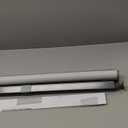 LazBlinds No-Drill Cordless Zebra Blinds - Dual Layer Light Filtering & Room Darkening, Free-Stop Lift, Easy Install, Day & Night Privacy with Valance for Window 25.5" W x 72" H, Grey