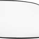 X AUTOHAUX Car Rearview Right Passenger Side Heated Mirror Glass Replacement W/Backing Plate for Jeep Grand Cherokee 1999-2004