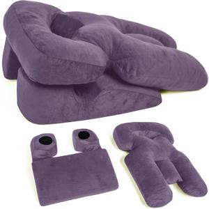 Zomaple Face Down Pillow After Eye Surgery  Memory Foam, Washable Cover, & Ventilated Design  Facedown Pillow for Sleeping, BBL Equipment, Retinal & Vitrectomy Recovery (Lavender)