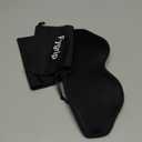 3D Eye Mask Sleep Mask for Men & Women, 100% Pressure-Free & Light Block-Out Eye Mask for Sleep with Easy Adjustable Strap, Night Eye Cover for Travel, Black