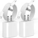 Matsusho iPhone 17 16 Charger Fast Charging 10 FT, 2 Pack 20W USB C Wall Charger Block with 10FT Long Type C to C Charging Cable for iPhone 17/17 Pro/17 Pro Max/Air/16/16 Pro/16 Pro Max/15/15 Pro Max (White)
