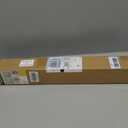 UNISHADES no Drill Cordless Roman Shades for Windows, 24" W × 64" H - 100% Blackout - Linen - Mist White