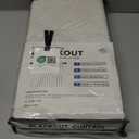 100% Blackout Shield Linen Blackout Curtains for Bedroom 96 Inches Long, Back Tab/Rod Pocket Living Room Drapes, Thermal Insulated Blackout Curtains 2 Panels Set, 50" W x 96" L,Cream