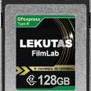 128GB CFexpress Type B Memory Card, R1600MB/s W1000MB/s CFX xqd Cards Type B for Cameras 8K RAW, Compatible with Nikon Z6/Z7/D6, Canon EOS-1DXMark III/EOS-R5, Panasonic S1/S1R, DJI Ronin 4D