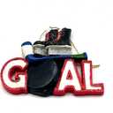Goal Ice Skates Hockey Stick and Puck Christmas Tree Ornament Sports C9298 New