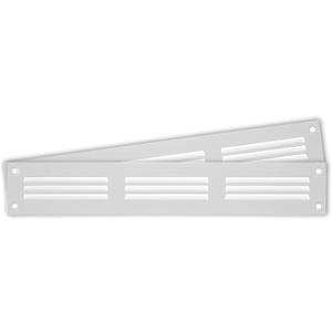 Repa Market 2-Pack White Air Vent Cover 12" x 2" Inch (Outer Dimensions) - Steel Return Air Grilles - for Ceiling and Sidewall - HVAC - with Protection Screen (11.81" x 1.97" Inch)