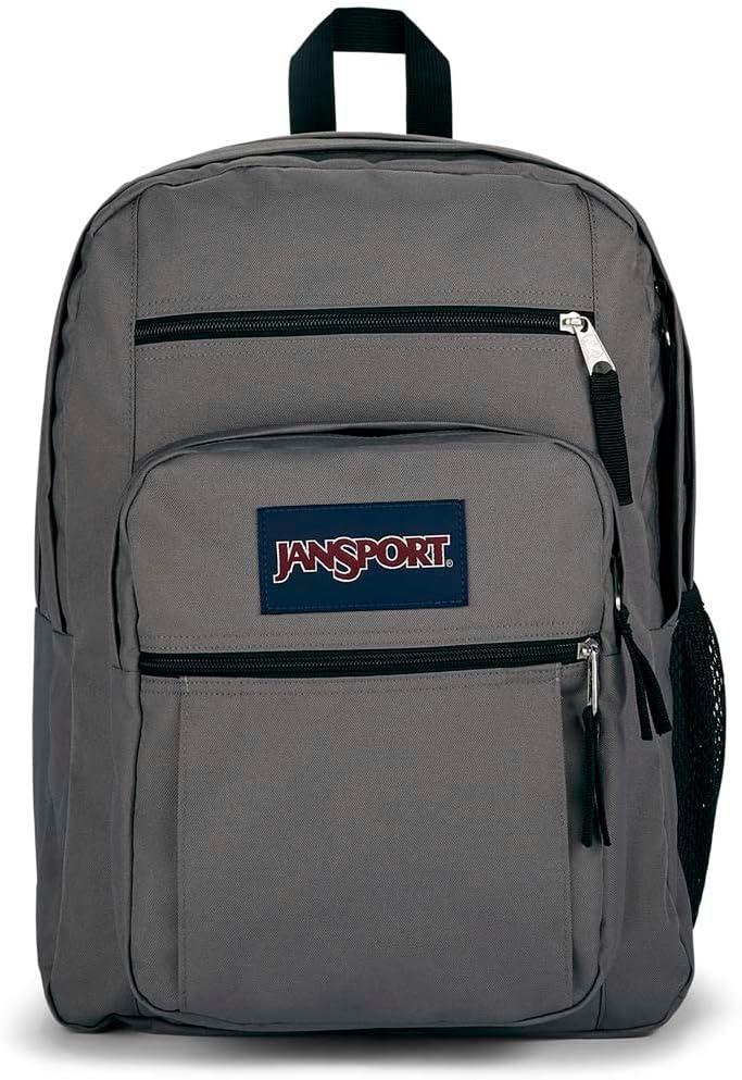 JanSport Laptop Backpack - Computer Bag with 2 Compartments, Ergonomic Shoulder Straps, 15 Laptop Sleeve, Haul Handle - Graphite Grey