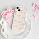 Lovmooful Compatible for iPhone 15 Case Cute Bow Bowknot-Big Bow