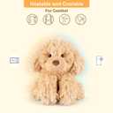 SuzziPals Warmable Golden Retriever Plush Toy Weighted Stuffed Animals, Microwavable Stuffed Animal Heating Pads for Period Cramps, Dog Stuffed Animal for Bedtime, Puppy Plushie Gifts for Kid Women