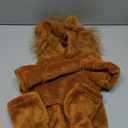 Rypet Dog Lion Costume Pet Clothes for Halloween Party Simulation Lion Pets Outfits Cosplay Dress up Clothes Pet Lions Hoodie Cat Costume for Party (XXL Neck: 17.3"/44cm, Back:16.1''/41cm)