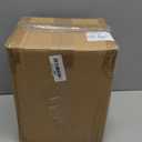 Simple Designs LD1015-BLK Flossy Organizer Desk Lamp with Charging Outlet and Lazy Susan Base, Black