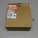 WDS WONDROUS Ceramic Christmas Tree White with Lighted Decor, 2 Pcs Christmas Trees Figurines with Lights, Small Xmas Tree with Star for Tabletop Mantel Shelf Fireplace