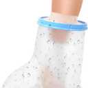 Waterproof Foot Cast Covers for Shower Adult, Shower Boot Foot Protector with Non-Slip Bottom, Adult Cast Protector for Shower Ankle Foot After Surgery