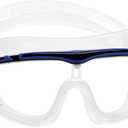 Cressi Skylight Swim Goggles - Wide Vision & Anti-Fog Swim Mask - UV Protection Pool Goggles - Silicone Strap Swimming Gear