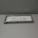 Comurdyo Love Theme Always Kiss Me Goodnight Sign 16"6" Romantic Couple Small Wood Frame for Framed Modern Farmhouse Master Bedroom Above bed Plaque Horizontal Wall Art Decor (Black)