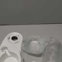 MILIFUN Double Dog Cat Bowls - Pets Water and Food Bowl Set, 15°Tilted Water and Food Bowl Set with Automatic Waterer Bottle for Small or Medium Size Dogs Cats (White)