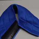 Soft Dog Cone Collar Alternative - Adjustable Comfy Cones for Large/Medium/Small Dogs to Stop Licking After Surgery, Comfortable Fabric Elizabethan Collars, Head Cone of Shame for Neuter Recovery - M (Green-Blue)