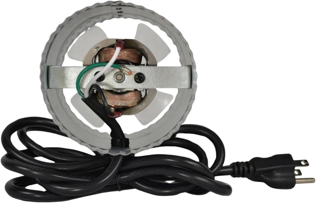 Suncourt 4-Inch Inline Duct Booster Fan  Quiet Single-Speed Inductor Inline Fan with 6-Foot Power Cord, UL Safety Certification, and Simple Installation (DB204C)