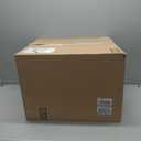 Zhehao 2 Pcs Drink Dispensers for Parties 1.3 Gallon Glass Beverage Dispenser Clear Vintage Crystal Iced Beverage Dispenser with Spigot and 2 Wooden Chalkboard Wide Mouth Beverage Server for Bar Home