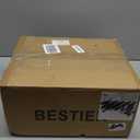 Bestier Modern Gold Pendant Chandelier Crystal Raindrop Lighting Ceiling Light Fixture Lamp for Dining Room Bathroom Bedroom Livingroom entryway 3 E12 Bulbs Required D16 in x H18 in